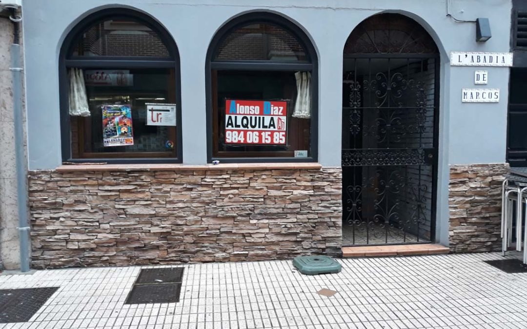 Bar calle peatonal